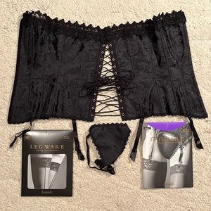 Frederick’s Bedroom set. Only bustier worn once!